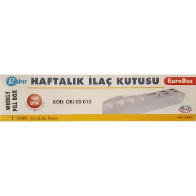 RABIR HAFTALIK İLAÇ KUTUSU 